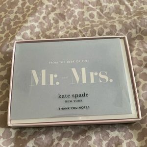 Kate Spade Wedding thank you cards